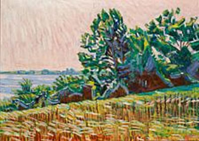 "Trærækker ved Kimmerslev sø" by Niels Larsen Stevns - Auction record, sale price, and art valuation. Compare with similar artists and explore comparable artworks.