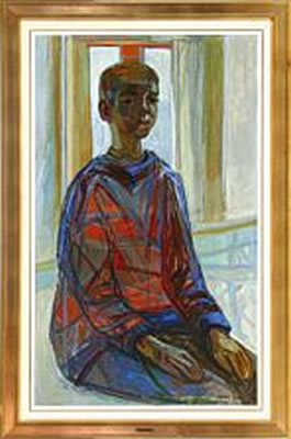 A boy by a window