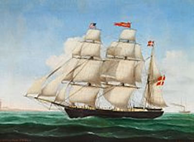The bark "Jørgen Bech". by Lorenz Petersen - Auction record, sale price, and art valuation. Compare with similar artists and explore comparable artworks.