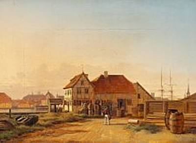 View of Christianshavn and the towers of Copenhagen