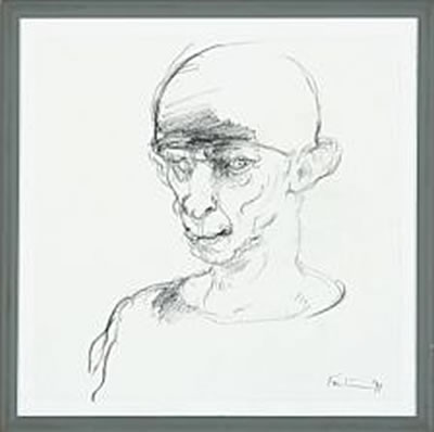 Portrait of Michael Otto Albert Kvium: Self-portrait
