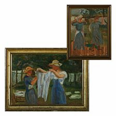 Sample artwork by Sven Schou (1877 - 1961), known for painting - View similar artists and auction records