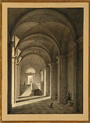 A vestibule, Italy by Harald Stilling - Auction record, sale price, and art valuation. Compare with similar artists and explore comparable artworks.