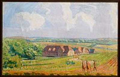 Hammer bakker, Avlsgården