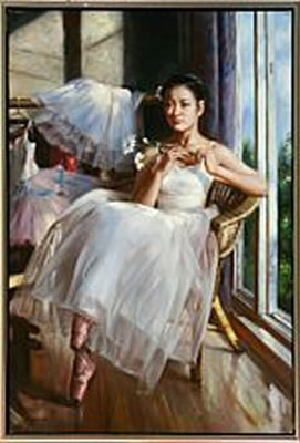 A ballet girl by Alexander Akopov - Auction record, sale price, and art valuation. Compare with similar artists and explore comparable artworks.