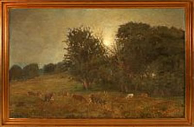 Moonlight above the Deer Garden