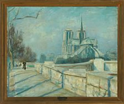 Landscape with Notre Dame