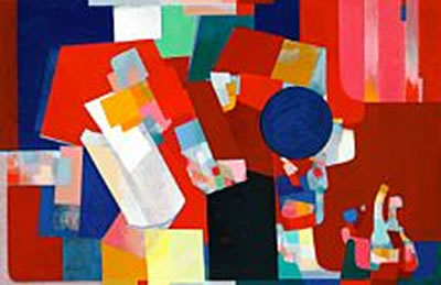 Den røde by" (The red city) by Gudmund Carlo Orla Olsen - Auction record, sale price, and art valuation. Compare with similar artists and explore comparable artworks.