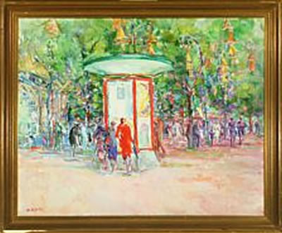 Sample artwork by Ib Eisner (1925 - 2003), known for painting - View similar artists and auction records