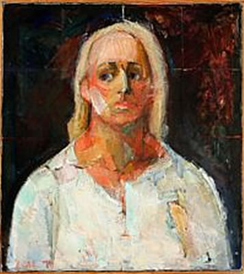 Sample artwork by Anna Maria Lutken (1917 - 2001), known for painting - View similar artists and auction records