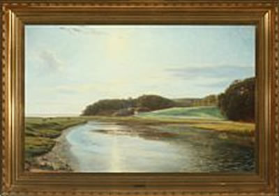 Early morning by Rosenvold by Emma Eleonore Meyer - Auction record, sale price, and art valuation. Compare with similar artists and explore comparable artworks.