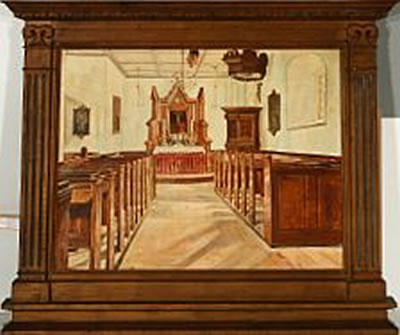 Interior from Hvidovre Church, Denmark
