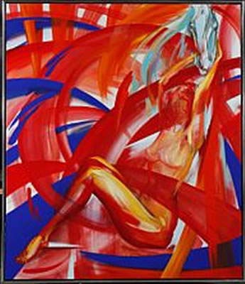 Amazone med hest 3. by Annette Falk Lund - Auction record, sale price, and art valuation. Compare with similar artists and explore comparable artworks.