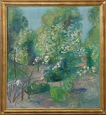 View of a garden, summer.