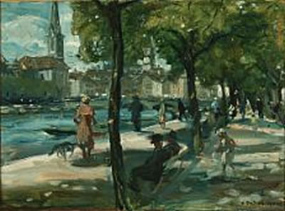 Summer day in Paris.