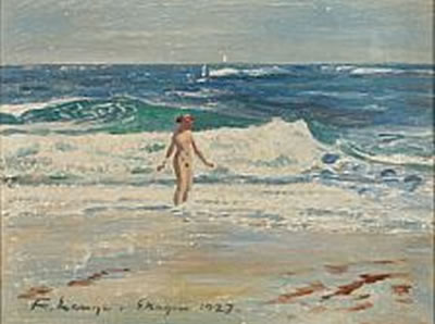 Sample artwork by Frederik Lange (1870 - 1941), known for painting - View similar artists and auction records
