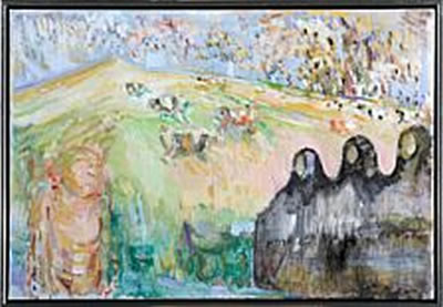 Sample artwork by Pia Birkholm (Born 1945), known for painting - View similar artists and auction records