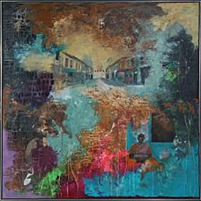 Sample artwork by Camilla Blachmann (Born 1967), known for painting - View similar artists and auction records