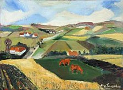 Sample artwork by Aage Strand (1910 - 1974), known for painting - View similar artists and auction records