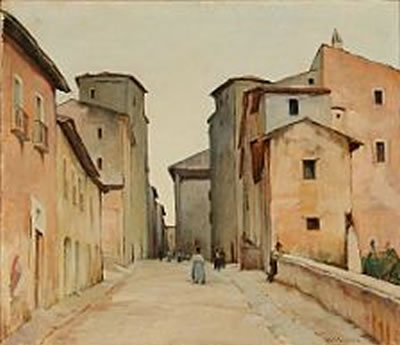 Summer day in a Italian street