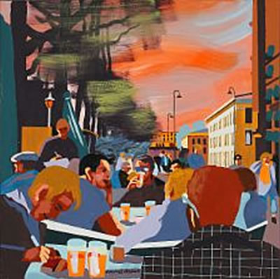"Carl Johan / Uterestaurant" by Martin Myhrvold Malvin - Auction record, sale price, and art valuation. Compare with similar artists and explore comparable artworks.
