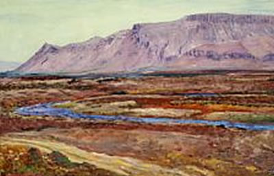 Mount Esja, Iceland.