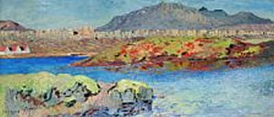 Thingvellir, Iceland. by Johannes Kjarval - Auction record, sale price, and art valuation. Compare with similar artists and explore comparable artworks.