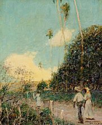 "Parti fra St. Croix". View of St. Croix.