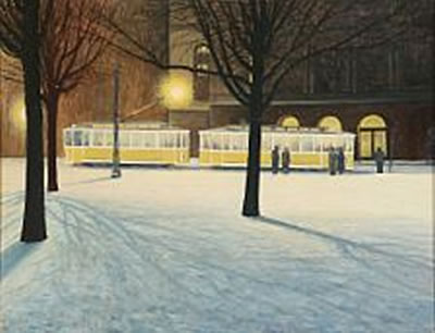 Two streetcars