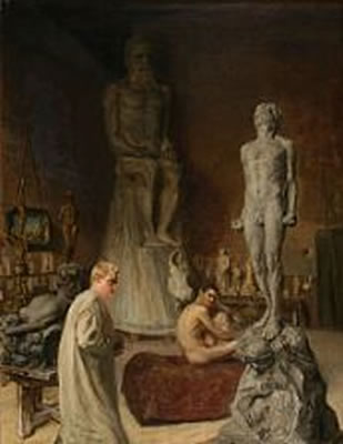 From the artist's studio in Paris