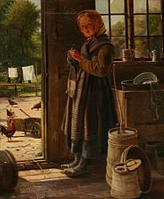 Sample artwork by Isidor Kalckar (1850 - 1884), known for painting - View similar artists and auction records