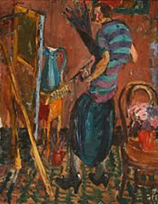 Portrait of Anna Klint Sorensen: Self-portrait