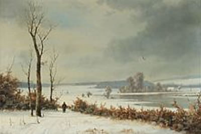 Winter landscape.