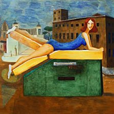 Reclining woman
