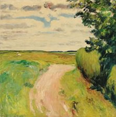 Landscape from Malergården (The artist's home)