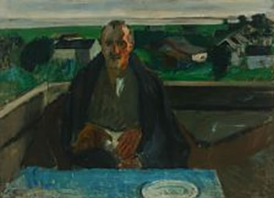 A man and his dog