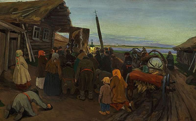 Sample artwork by Aleksei Fedorovich Afanasev (1850 - 1920), known for painting and illustration - View similar artists and auction records