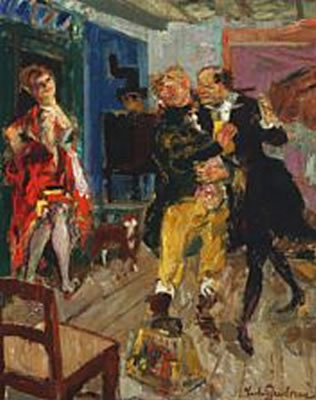 Scene from a Holberg comedy.