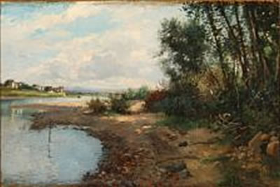 Summer day at a stream