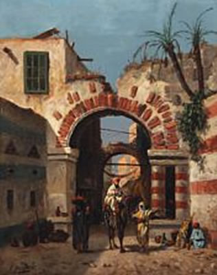 Scenery from a northafrican city.