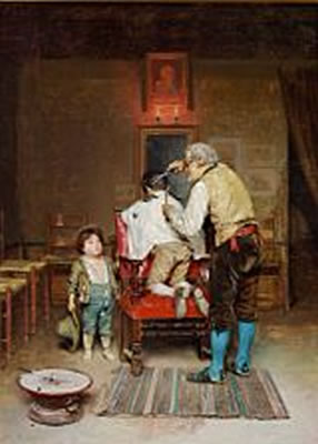 Sample artwork by Vilhelm Rosenstand (1838 - 1915), known for mural painting and illustration - View similar artists and auction records