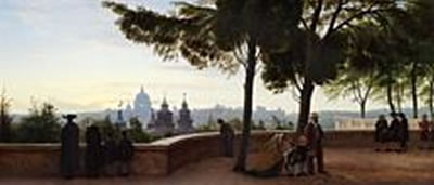 View from Monte Pincio in Rome.