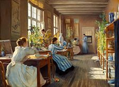 Sample artwork by Emma Eleonore Meyer (1859 - 1921), known for painting - View similar artists and auction records