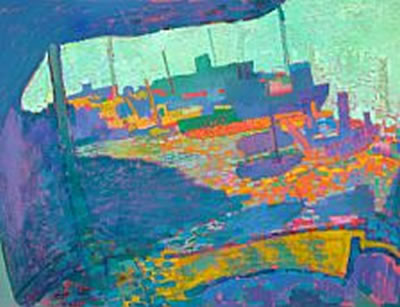 "Bådplads" (Mooring) by Johannes Carstensen - Auction record, sale price, and art valuation. Compare with similar artists and explore comparable artworks.