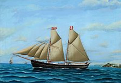 Portrait of the sailship "Activ"