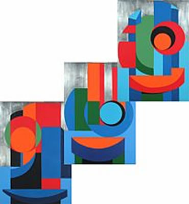 "La Cour - mosaik IV-VI" (3)