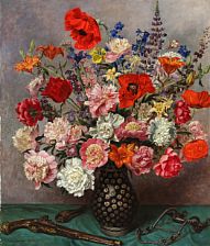 Colourful summer flowers