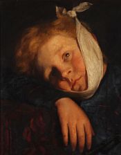A boy with toothache