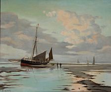 Coastal scene from Sønderho on Fanø, Denmark