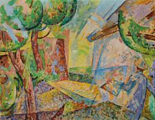 Cubist composition by Carl Jensen - Auction record, sale price, and art valuation. Compare with similar artists and explore comparable artworks.